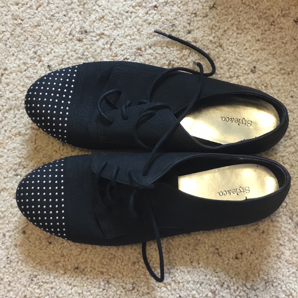 Black and silver Style & Co shoes